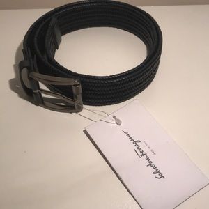 Salvatore Ferragamo men belt size 36 blu marine